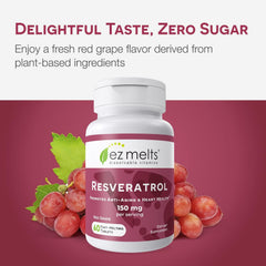 EZ Melts sugar-free formula product close-up emphasizing clean ingredients