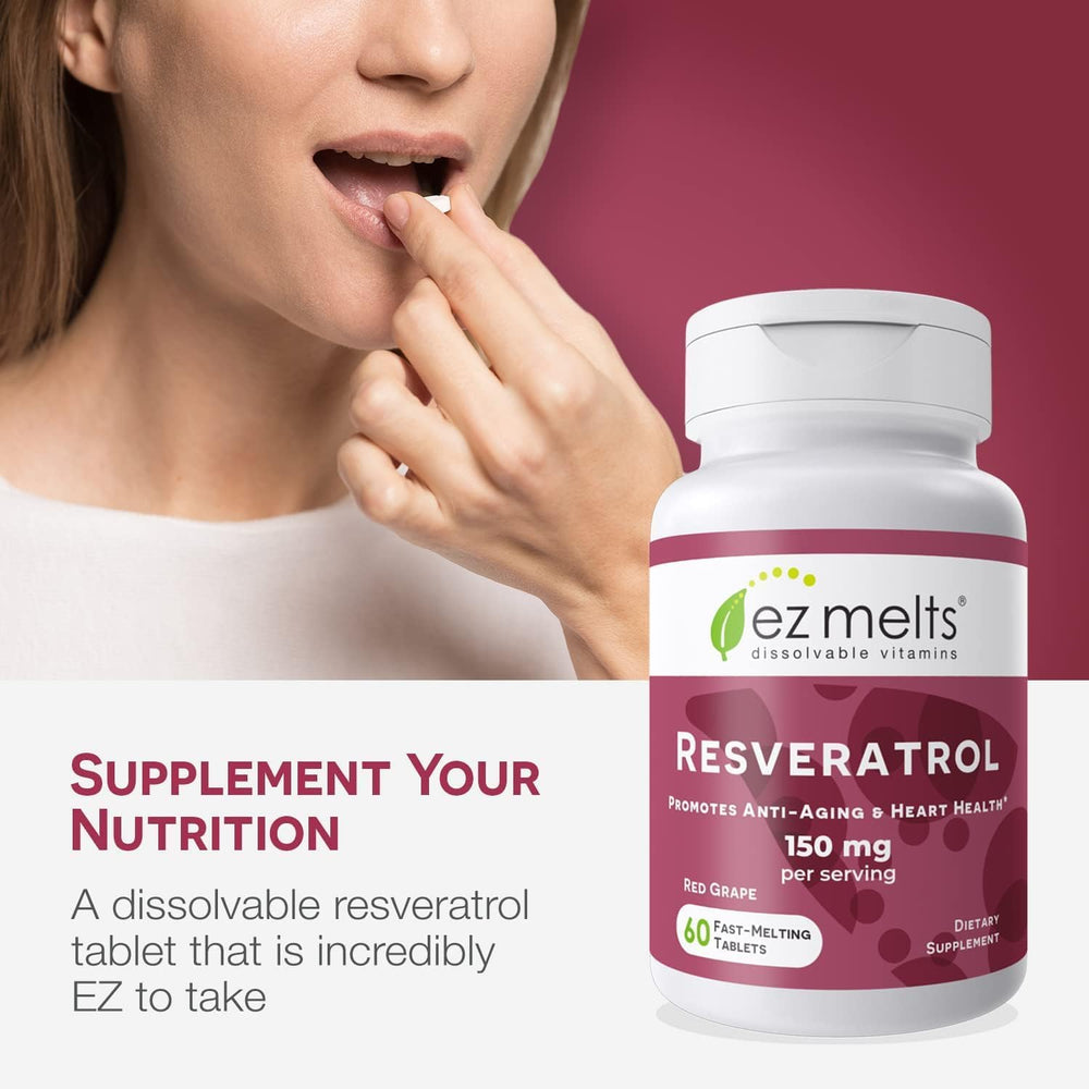 EZ Melts vegan non-GMO pill label signaling plant-based composition