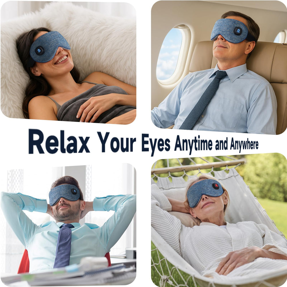 Ezona travel-ready cordless eye mask compact for on-the-go use