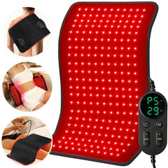 Ezona red light therapy pad features 35W LEDs for strong penetration.