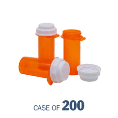 EZY DOSE 10-sided ribbed cap offers secure grip for easy reversal.
