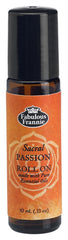 Fabulous Frannie chakra roll-on amber glass bottle protects aroma.