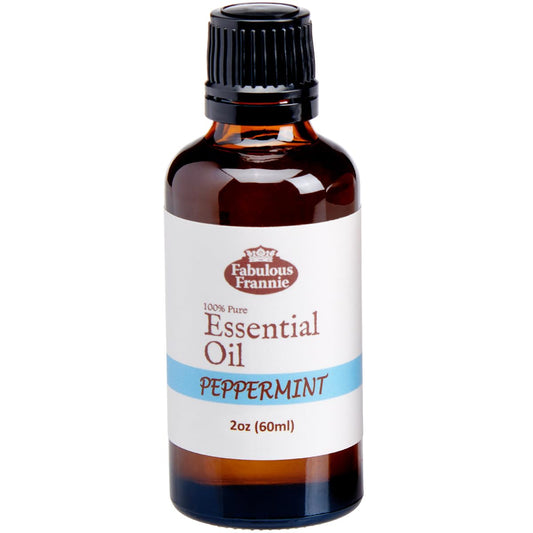 Fabulous Frannie peppermint oil bottle with Euro dropper for precise dilution