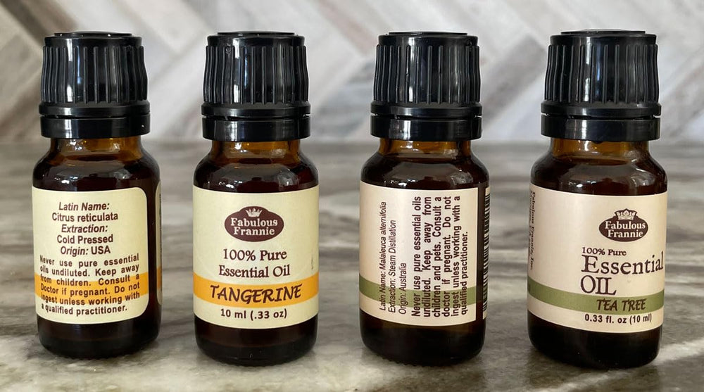 Fabulous Frannie Tea Tree bottle designed for inhalation and spa blends