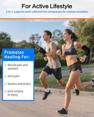 FadFun cooling gel pad provides long-lasting cold therapy for swelling.