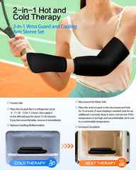 FadFun cold-heat therapy wrap in action for quick cooling and gentle warming.