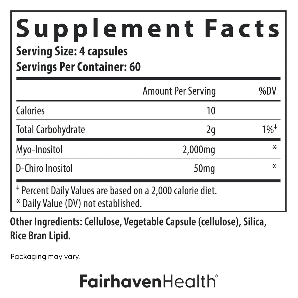 Fairhaven Health ingredients panel indicates non-GMO, free-from common allergens, and plant-based sourcing.