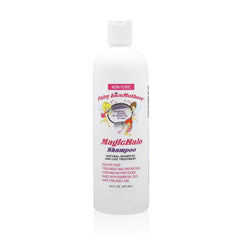 Fairy LiceMothers MagicHalo shampoo bottle with lavender scent for daily lice prevention.