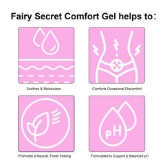 FAIRY SECRET packaging box highlights hormone-free, pH-balanced formula.