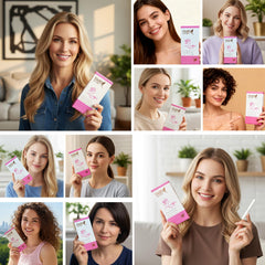 FAIRY SECRET travel-friendly tube set promotes discreet intimate care on the go.
