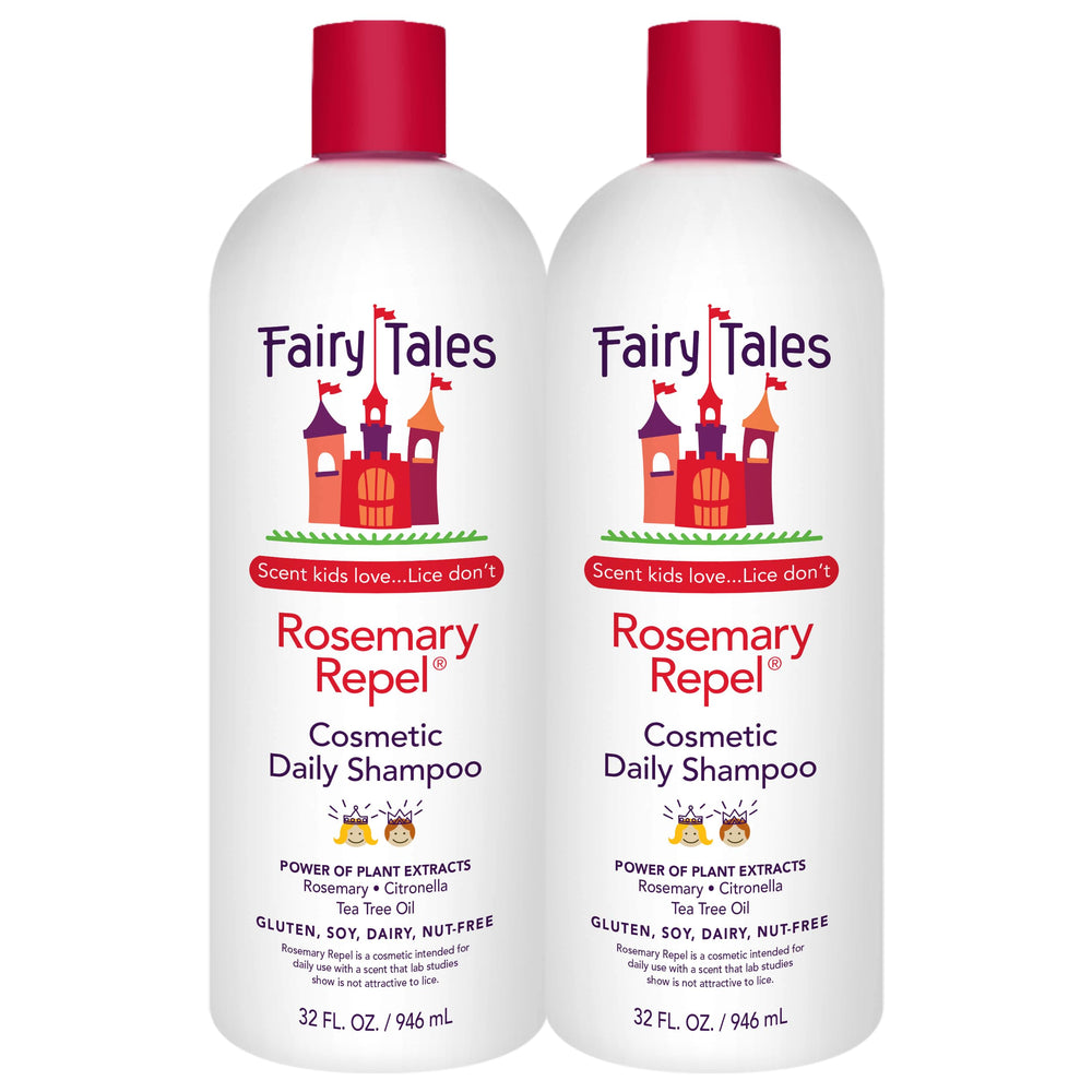 Fairy Tales Rosemary Repel shampoo bottle front with pleasant rosemary scent for daily use