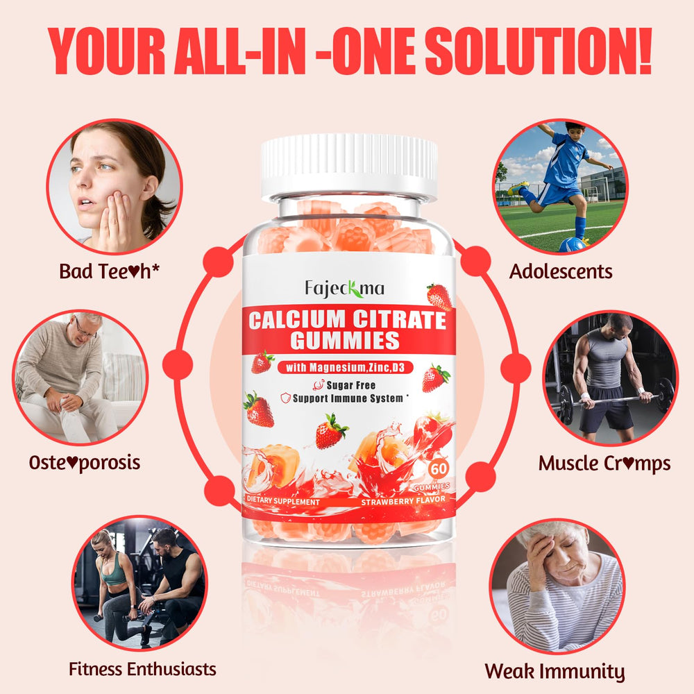 Fajeckma Gummies bottle pour showing daily dosage for ease of use.