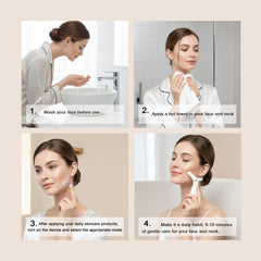 Famawo face and neck massager fits into your daily routine