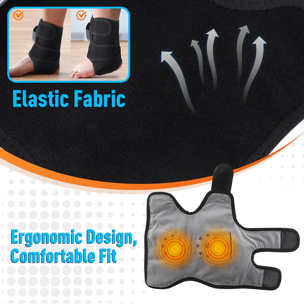 FAMILY HEALTH soft flexible straps ensure a secure, comfortable fit around the ankle.