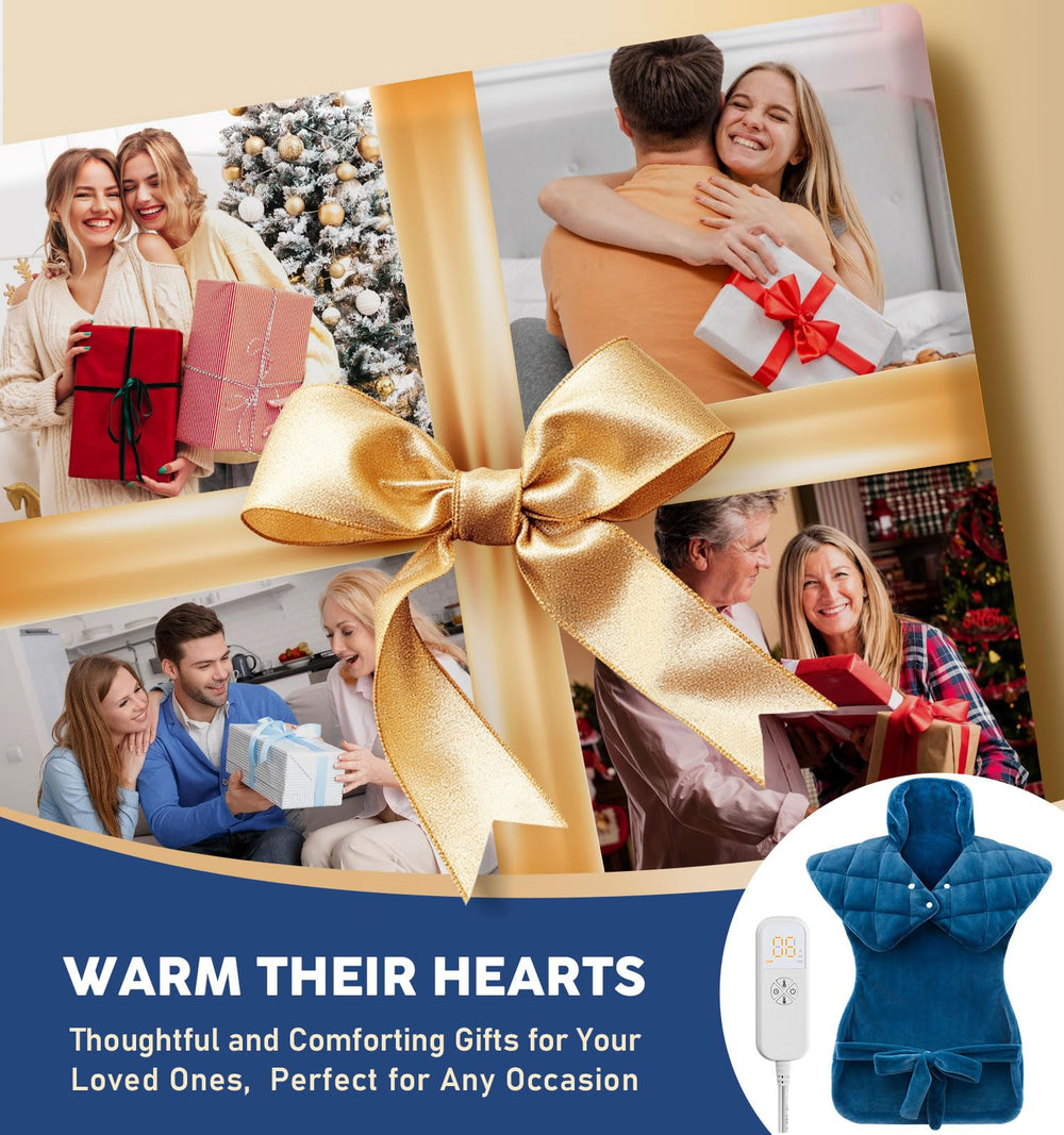 Fanatato weighted beads ensure even, soothing heat distribution.