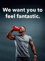 Fantastic Nutrition Chocolate whey label closeup emphasizes grass-fed, non-GMO ingredients