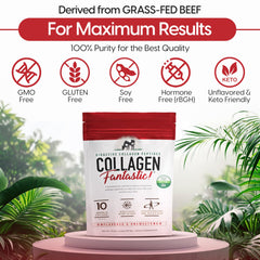 Fantastic Nutrition collagen being stirred into coffee for a neutral boost