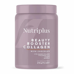 FARMASI Nutriplus Beauty Booster Collagen Chocolate jar for skin, hair and nail support.