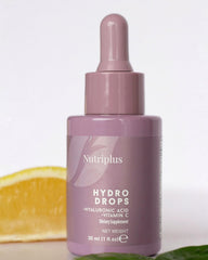 FARMASi Nutriplus Hydro Drops clear liquid offers convenient antioxidant-friendly supplementation.