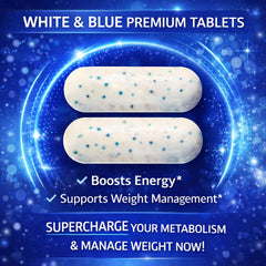 FASTCUT tablets closeup highlighting smooth texture and compact daily dose.