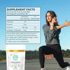 FASTer Way Collagen Peptides dissolves in seconds with no taste or grit