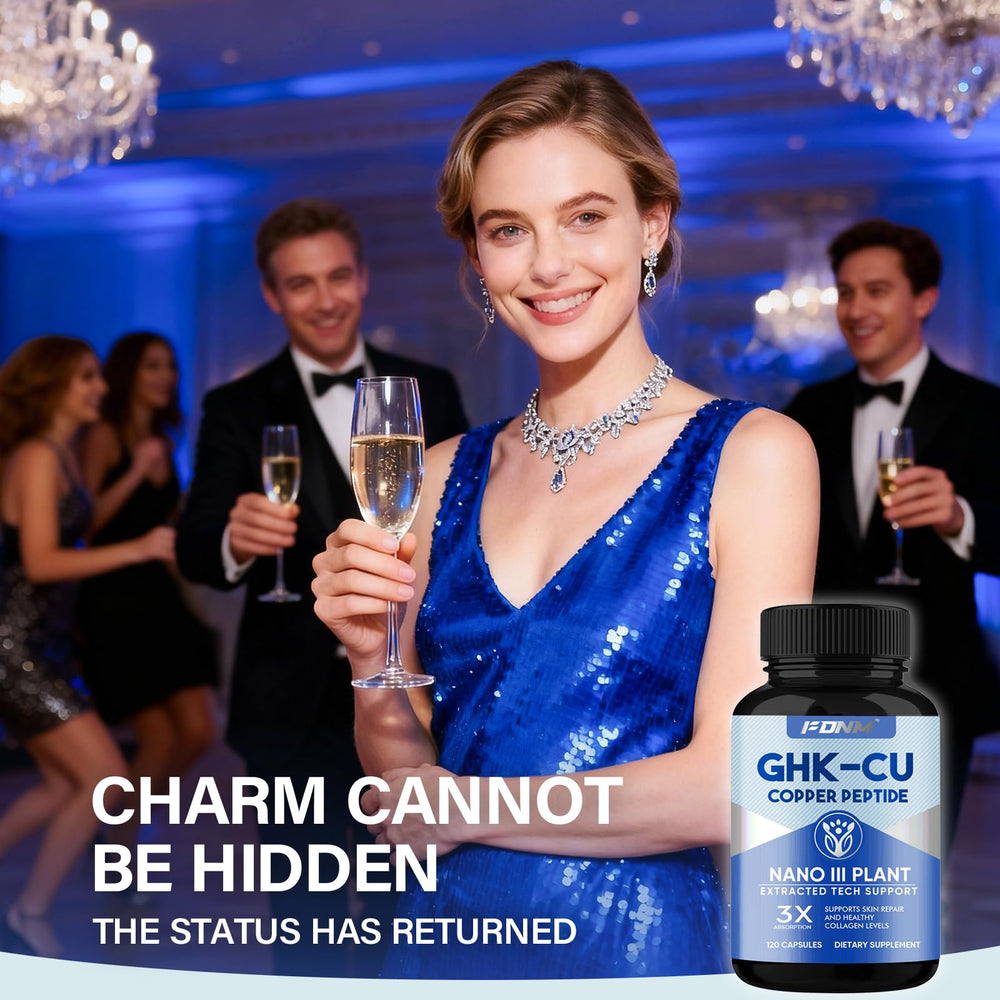 FDNM GHK-Cu application on skin scene suggesting repair