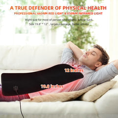 Feangli infrared heat wrap offers wide coverage as a wearable therapy.