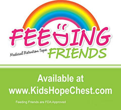 Feeding Friends tiger-pattern tape adds color to pediatric dressings and securement