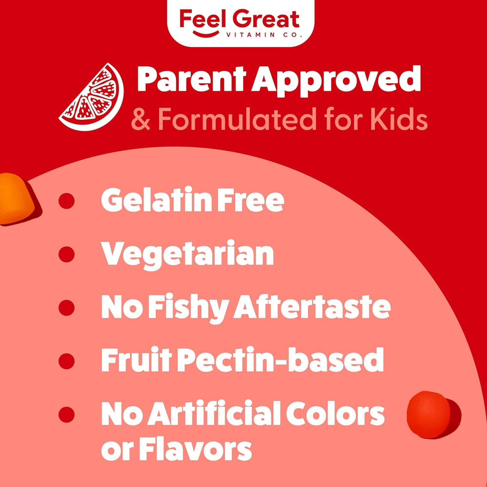 Two Feel Great Vitamins Kids DHA Gummies boxes to illustrate the 2-pack option