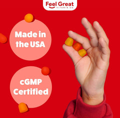 60 gummies per bottle visible, signaling daily usage readiness