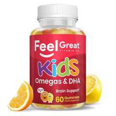 Visually appealing citrus gummies inviting regular consumption with a kid-friendly flavor