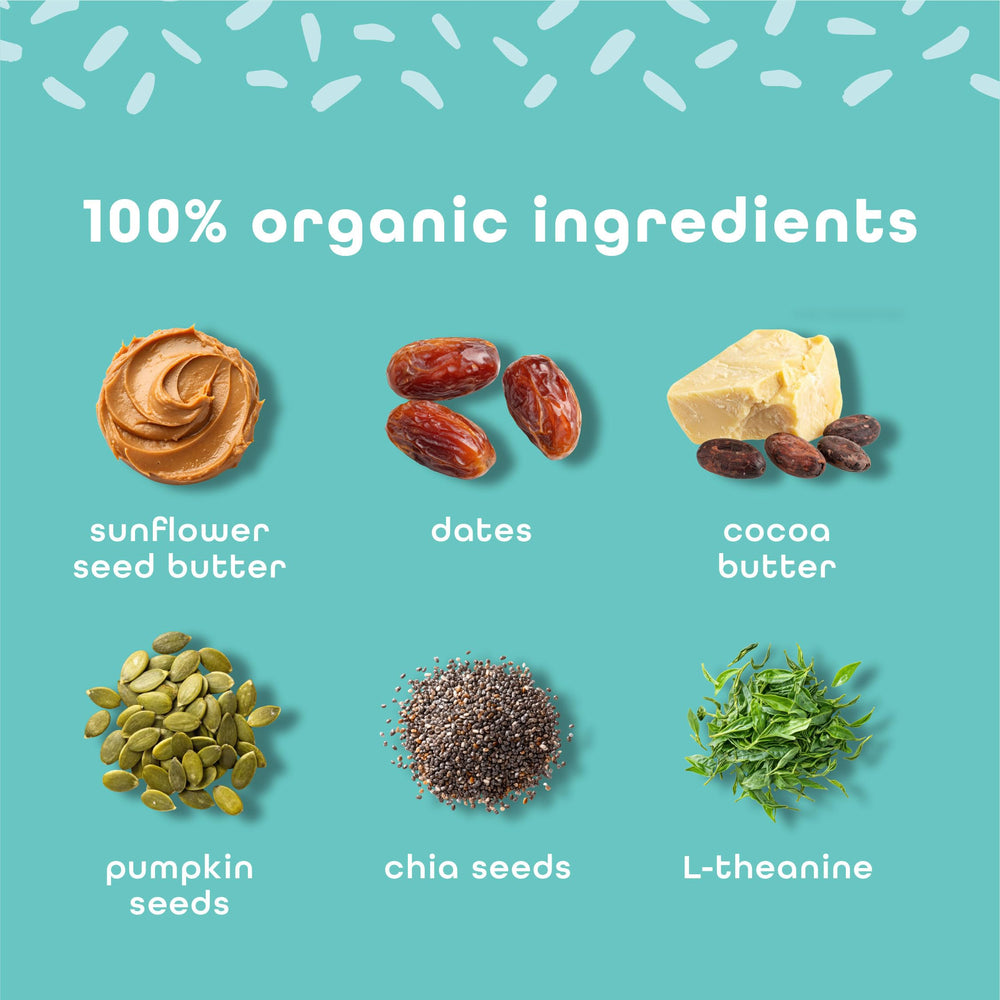 FEEL Calm bar features adaptogens and superfoods for wellness