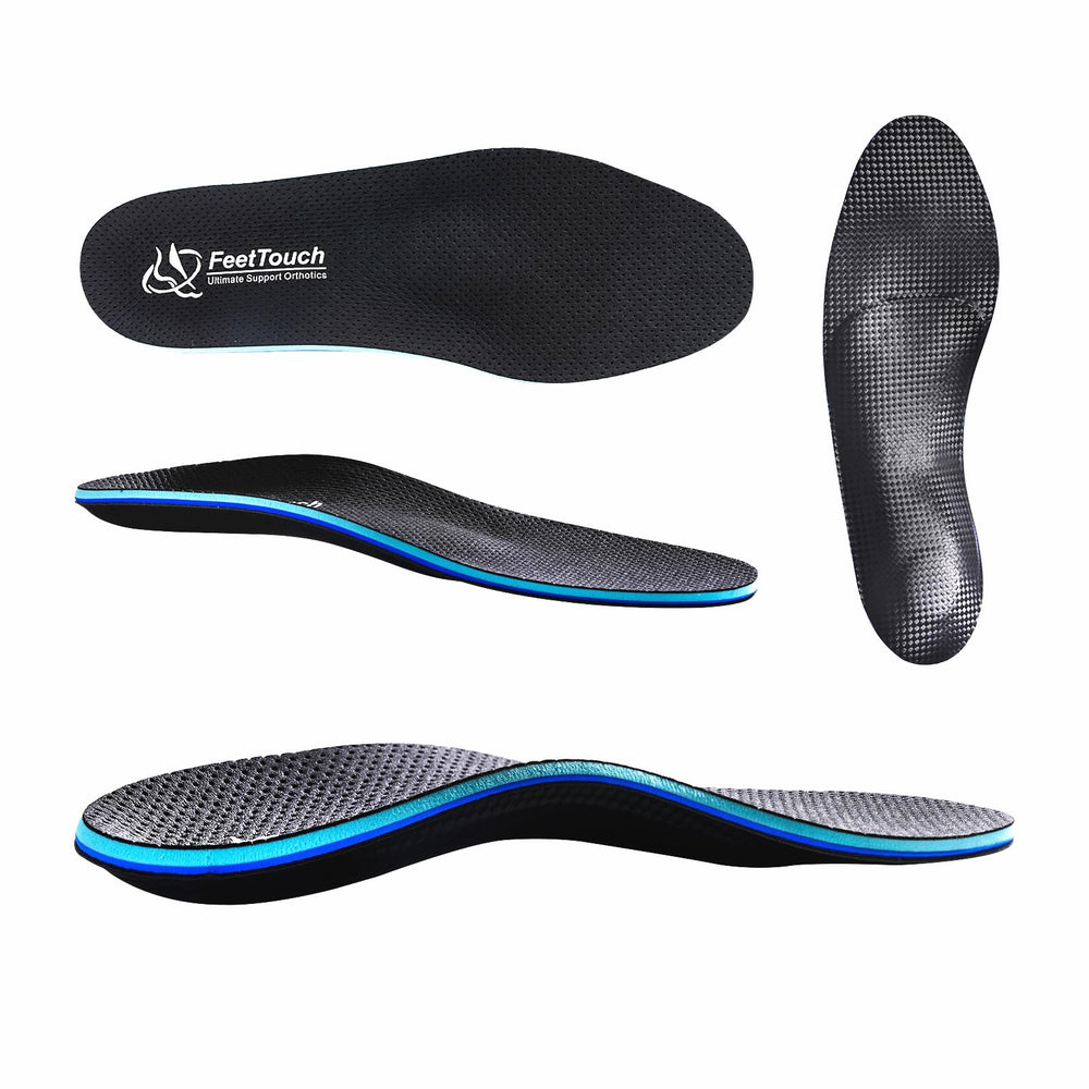 FEETTOUCH breathable leather orthotics showing the in-shoe upper for all-day wear