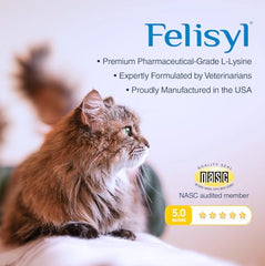 Felisyl L-Lysine Gel on paw for easy administration