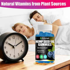 Felizlab hemp gummies soft chew texture for convenient daily use.