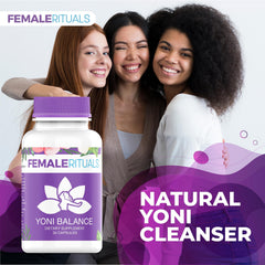 Female Rituals Yoni Balance pill dispense shot for daily use.