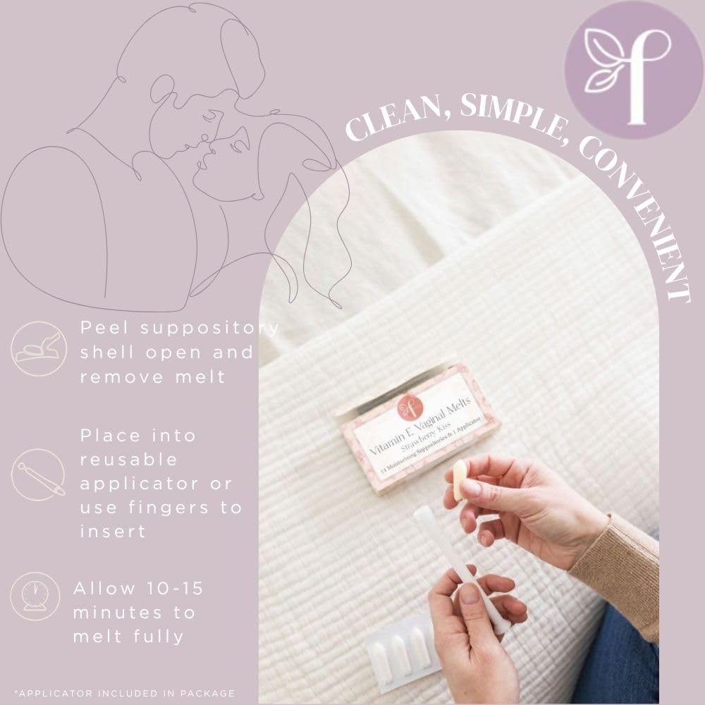 Femallay close-up shows smooth, moisturizing melt texture