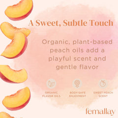 Dissolving texture of Femallay melts warms with body heat for comfort