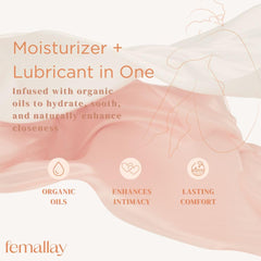 Close-up of organic cocoa butter and oils in Femallay Peach melts