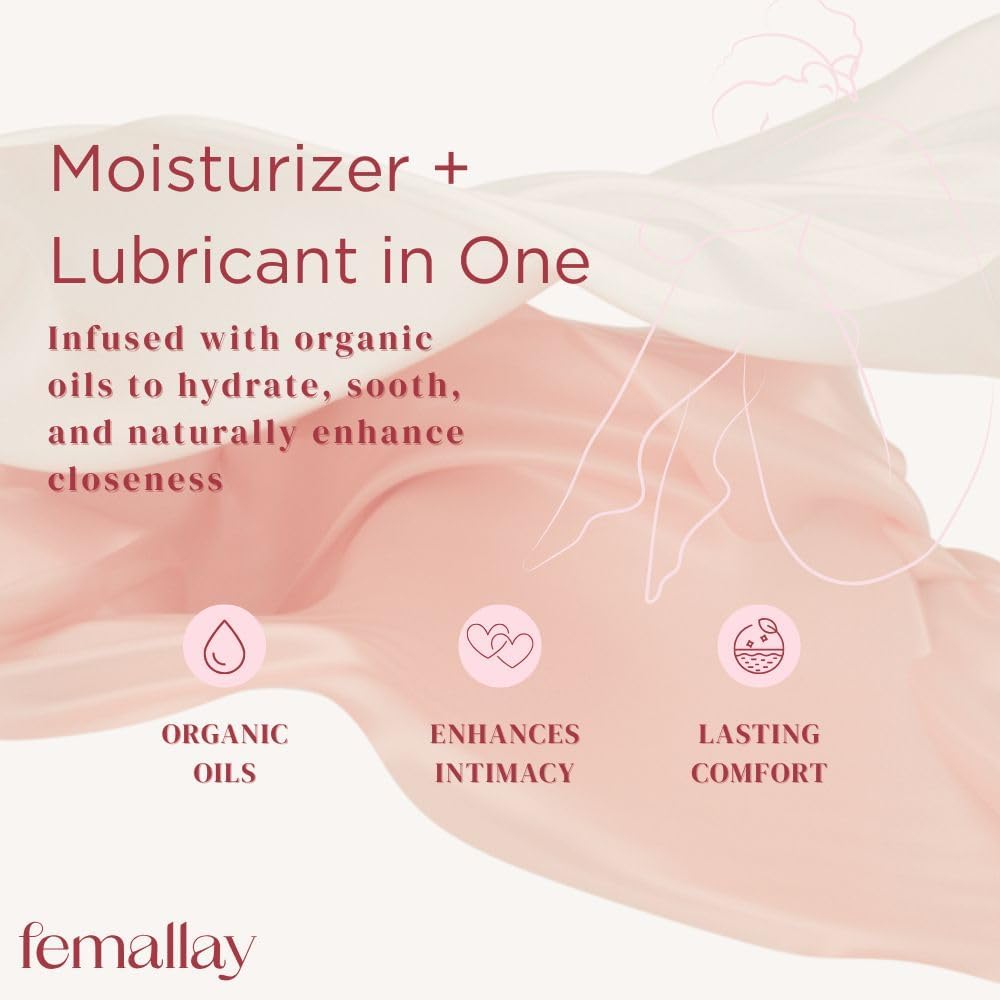 Femallay Wild Cherry Melts texture close-up reveals nourishing oils.