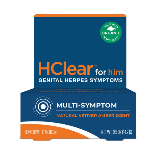 FemiClear HClear for him ointment tube shown for on-the-go topical care