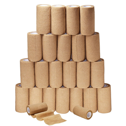 Fenhupe self-adhesive bandage wrap 24-pack for versatile first aid use.