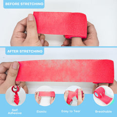 Fenhupe easy-tear bandage wrap without scissors for quick, convenient applications