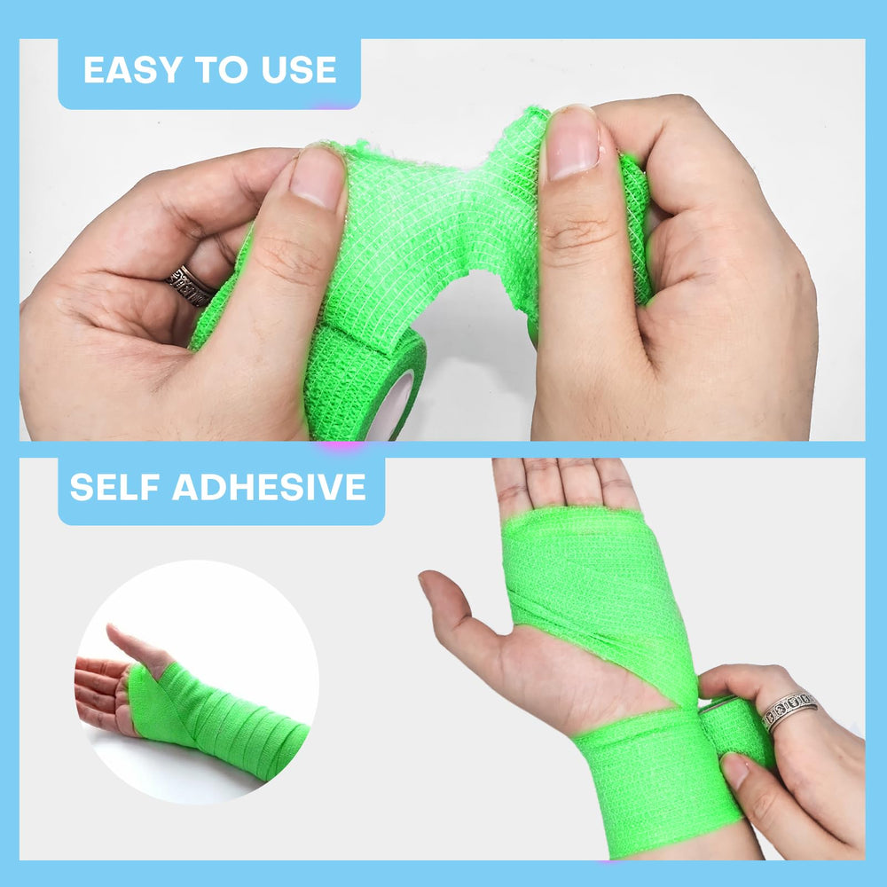 Fenhupe multi-color bandage wrap assorted pack offers visibility and quick coding