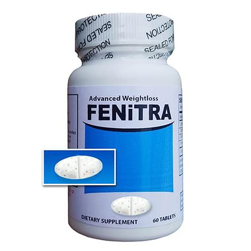 Fenitra weight-management bottle on a clean counter supporting balanced appetite.