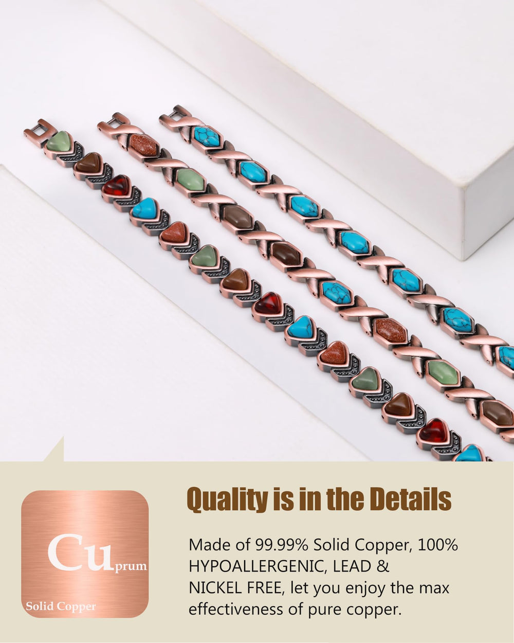Feraco magnets with strong gauss rating for daily subtle support.