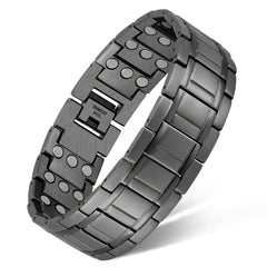 Feraco 3X Magnetic Bracelet Gray with 3 rows for versatile daily wear.