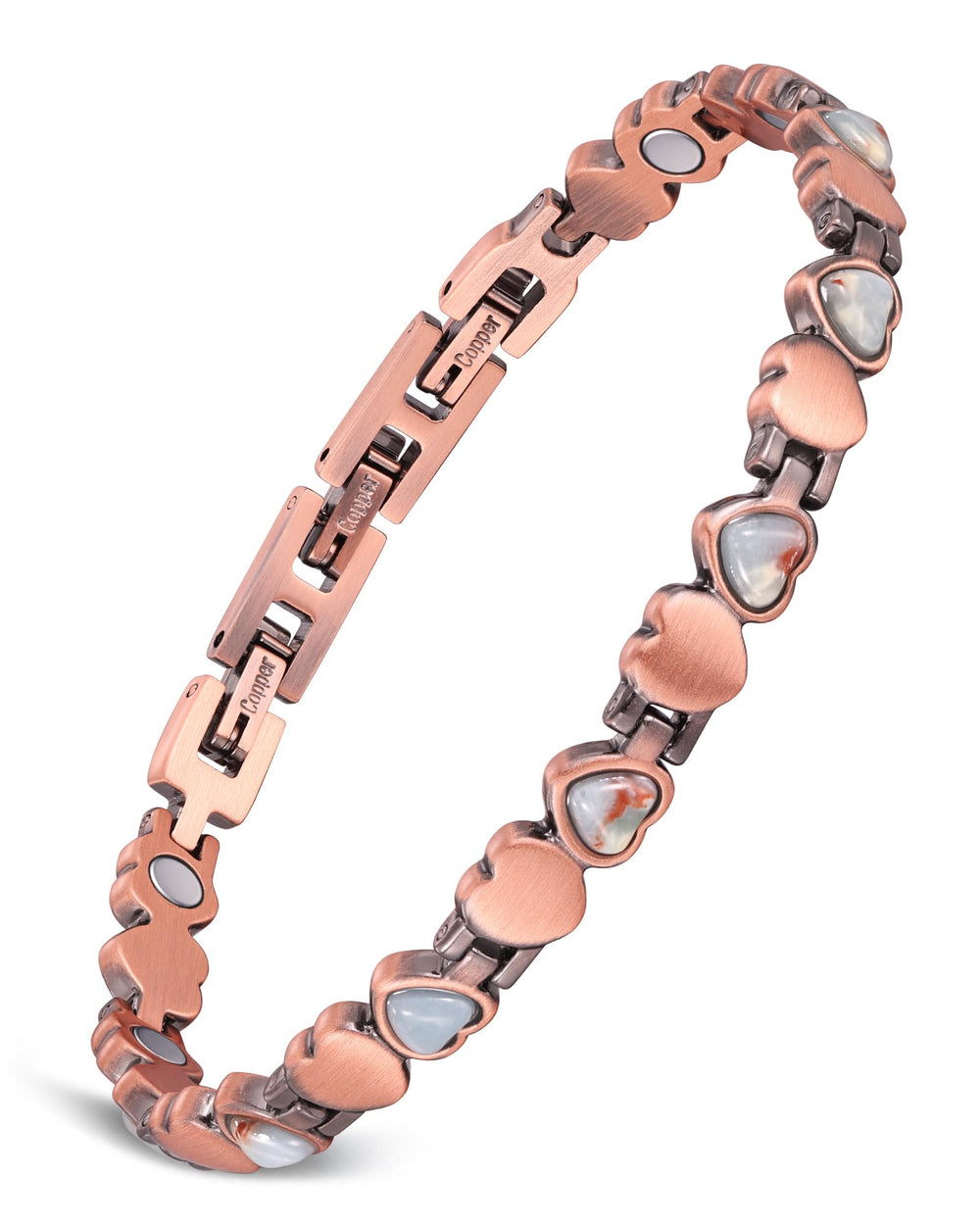 Feraco Bohemia infinity bracelet with gemstone accents for timeless daily style.