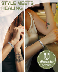 Feraco Folding clasp on the bracelet for easy on-off and secure wear.
