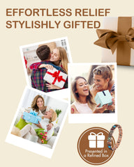 Feraco bracelet on wrist pairs with casual or dressy outfits